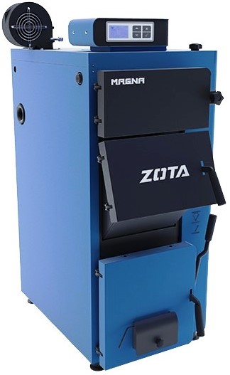 Дровяной полуавтоматический твердотопливный котел ZOTA Magna 35